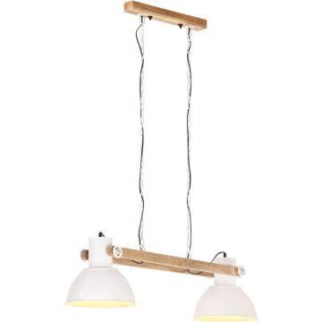 vidaXL Hanglamp industrieel 25 W E27 109 cm wit