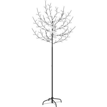 vidaXL-Kerstboom-200-LED's-koudwit-licht-kersenbloesem-180-cm