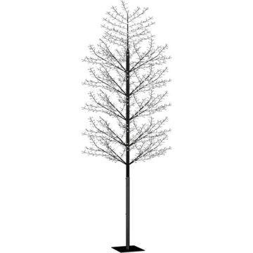 vidaXL Kerstboom 2000 LED's koudwit licht kersenbloesem 500 cm