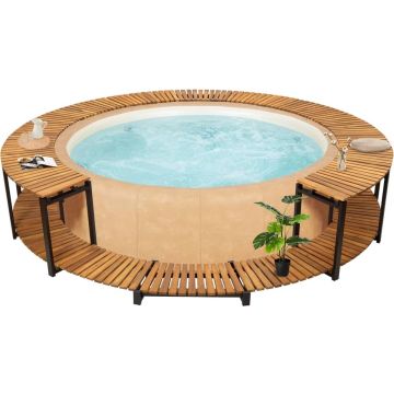 vidaXL Spa-ombouw 273x53 cm massief acaciahout