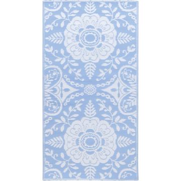 vidaXL Buitenkleed 160x230 cm PP babyblauw