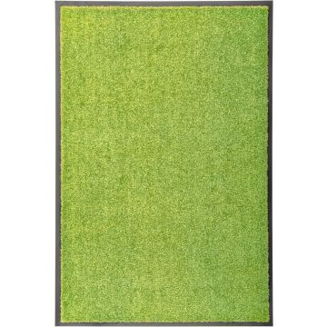 vidaXL Deurmat wasbaar 60x90 cm groen