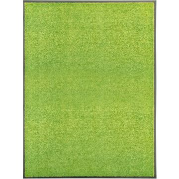 vidaXL Deurmat wasbaar 90x120 cm groen