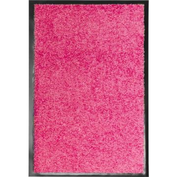 vidaXL Deurmat wasbaar 40x60 cm roze