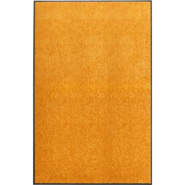 vidaXL Deurmat wasbaar 120x180 cm oranje