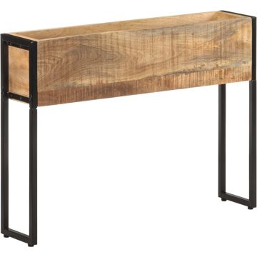 vidaXL Plantenbak 90x20x68 cm ruw mangohout