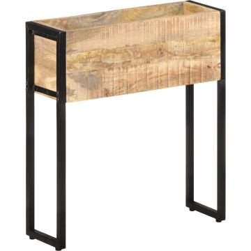 vidaXL Plantenbak 60x20x68 cm ruw mangohout