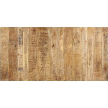 vidaXL Eettafel 180x90x76 cm ruw mangohout