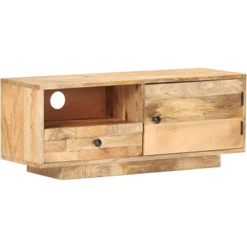 vidaXL Tv-meubel 90x30x35 cm massief mangohout