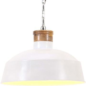 Hanglamp industrieel E27 58 cm wit