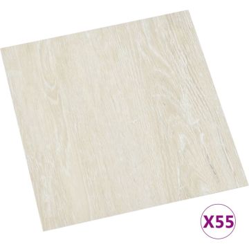 vidaXL-Vloerplanken-zelfklevend-55-st-5,11-m²-PVC-crème