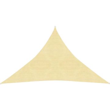 vidaXL Zonnezeil 160 g/m² 3,5x3,5x4,9 m HDPE beige