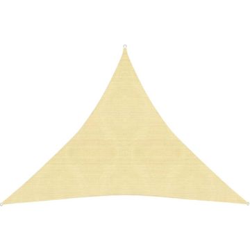 vidaXL Zonnezeil 160 g/m² 4,5x4,5x4,5 m HDPE beige