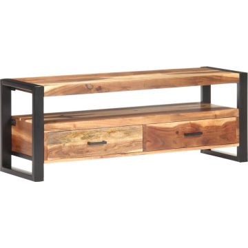 vidaXL Tv-meubel 120x35x45 cm hout met honingkleurige afwerking