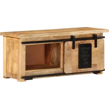 vidaXL Tv-meubel 90x35x40 cm massief mangohout