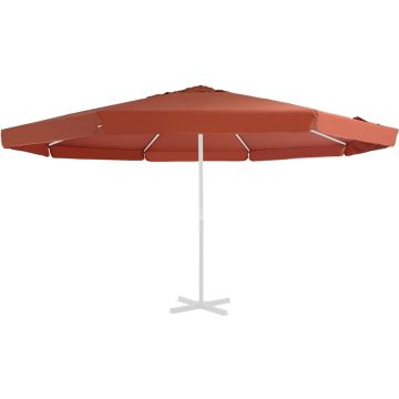 vidaXL Vervangingsdoek voor parasol 500 cm terracottakleurig