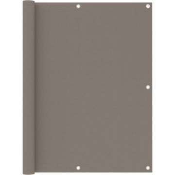 vidaXL Balkonscherm 120x300 cm oxford stof taupe