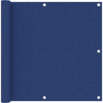 vidaXL Balkonscherm 90x300 cm oxford stof blauw