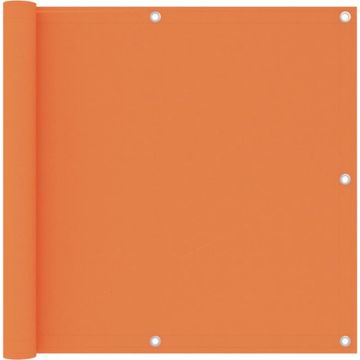 vidaXL Balkonscherm 90x400 cm oxford stof oranje