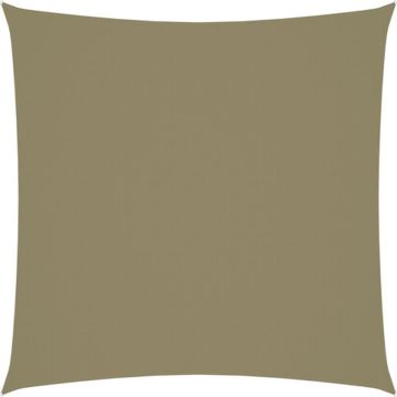 vidaXL Zonnescherm vierkant 3x3 m oxford stof beige