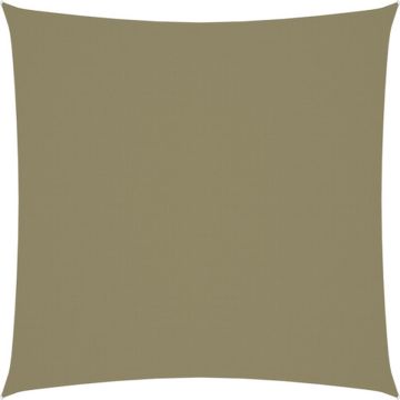 vidaXL Zonnescherm vierkant 4,5x4,5 m oxford stof beige