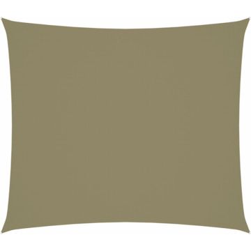 vidaXL Zonnescherm rechthoekig 2,5x3 m oxford stof beige