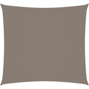 vidaXL Zonnescherm vierkant 2x2 m oxford stof taupe