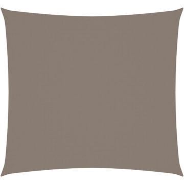 vidaXL Zonnescherm vierkant 4,5x4,5 m oxford stof taupe