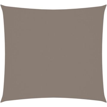 vidaXL Zonnescherm vierkant 6x6 m oxford stof taupe