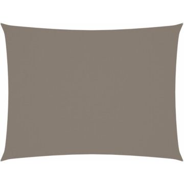 vidaXL Zonnescherm rechthoekig 2x3 m oxford stof taupe