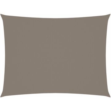 vidaXL Zonnescherm rechthoekig 2x3,5 m oxford stof taupe