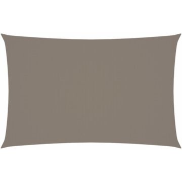 vidaXL Zonnescherm rechthoekig 2x5 m oxford stof taupe