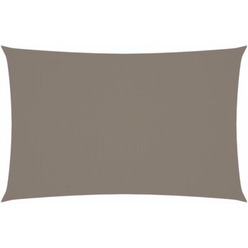 vidaXL Zonnescherm rechthoekig 3x6 m oxford stof taupe