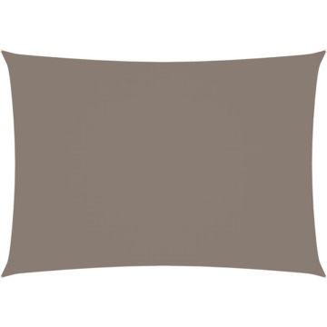 vidaXL Zonnescherm rechthoekig 4x5 m oxford stof taupe