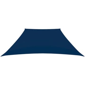 vidaXL Zonnezeil trapezium 3/5x4 m oxford stof blauw