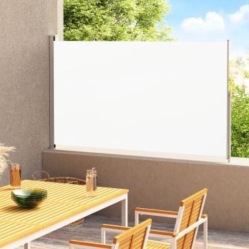 vidaXL Tuinscherm uittrekbaar 200x300 cm crème