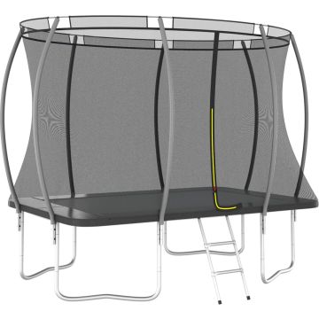 Trampolineset rechthoekig 150 kg 274x183x76 cm