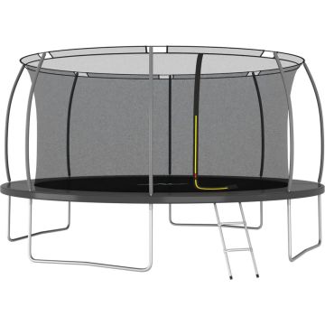 Trampolineset rond 150 kg 460x80 cm