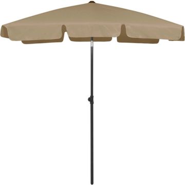 vidaXL Strandparasol 180x120 cm taupe