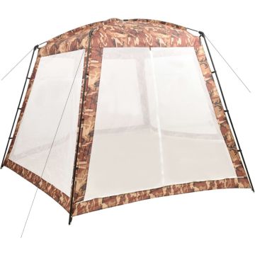 vidaXL Zwembadtent 500x433x250 cm stof camouflage