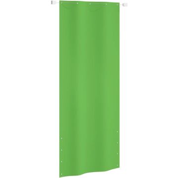 vidaXL Balkonscherm 100x240 cm oxford stof lichtgroen