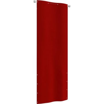 vidaXL Balkonscherm 80x240 cm oxford stof rood