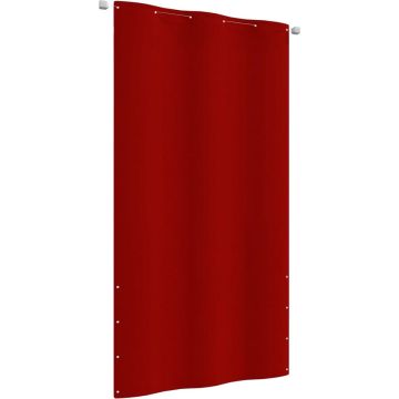 vidaXL Balkonscherm 120x240 cm oxford stof rood