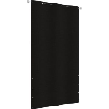 vidaXL Balkonscherm 120x240 cm oxford stof zwart