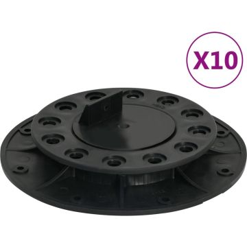 vidaXL Terrasdragers verstelbaar 10 st 20-30 mm