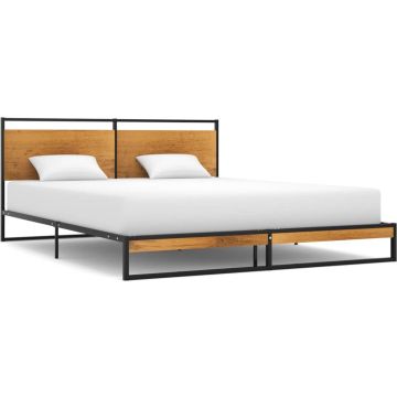 vidaXL Bedframe metaal 160x200 cm