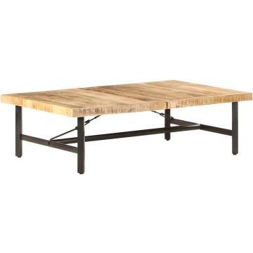 vidaXL Salontafel 142x90x42 cm massief mangohout