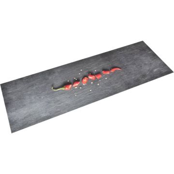 vidaXL Keukenmat wasbaar Pepper 60x180 cm