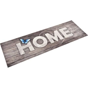 vidaXL Keukenmat wasbaar Home 60x180 cm