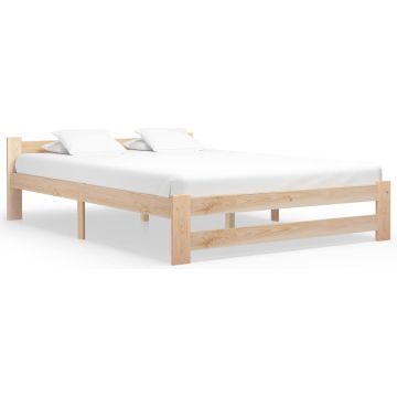 vidaXL Bedframe massief grenenhout 120x200 cm